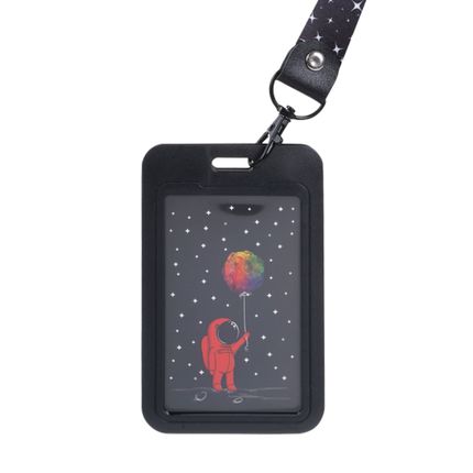 ID kartes turētājs ar lentu, dažādi veidi