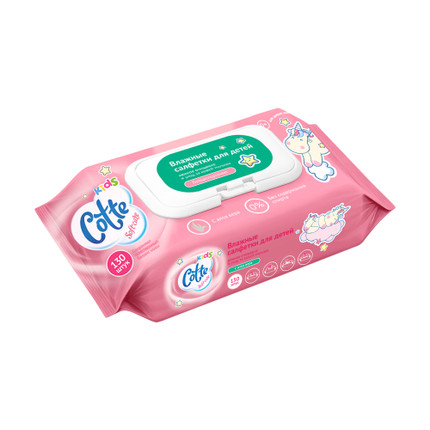 Mitrās salvetes bērniem Cotte, 130 gab.