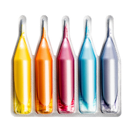 Olu perlamutra krāsas, 5 gab.