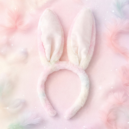 Stīpiņa ar pūkainām zaķa ausīm