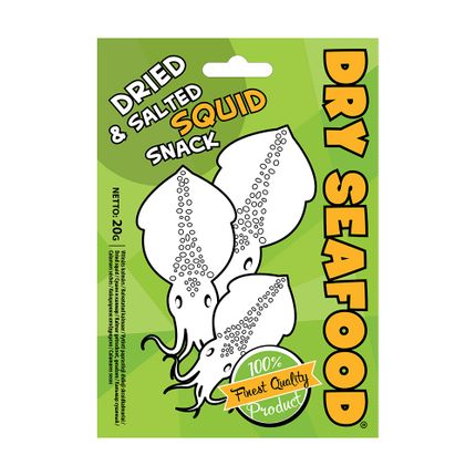 DRY SEAFOOD vītināti kalmāri, 20 g