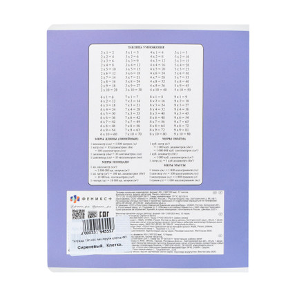 Rūtiņu vai līniju burtnīca, 12 lapas