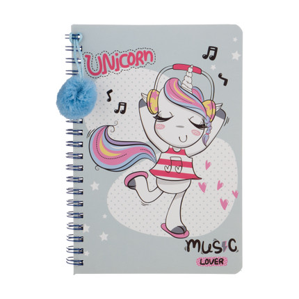 Piezīmju klade ar spirāli, dažādi veidi