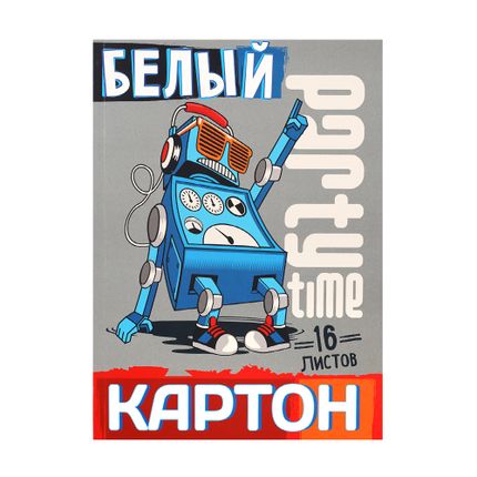 Krītotais kartons, A4, 16 loksnes, dažādi veidi