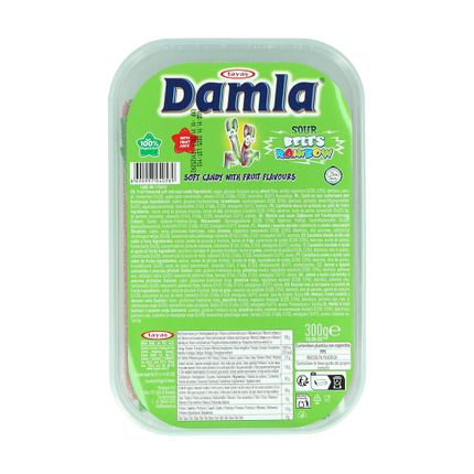 Želejkonfektes Tayas Damla Rainbow 300 g