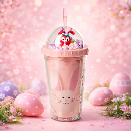 Glāze ar salmiņu, 450 ml