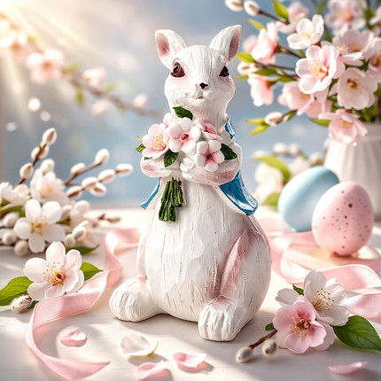 Dekoratīva figūra, trusis, 9x13.5 cm