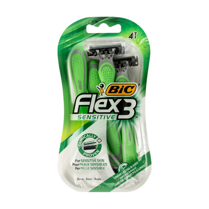 Vienreizējie skuvekļi BIC 3 Flex 4 gab.