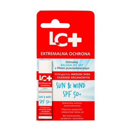 Lūpu balzāms LC+, SPF 50
