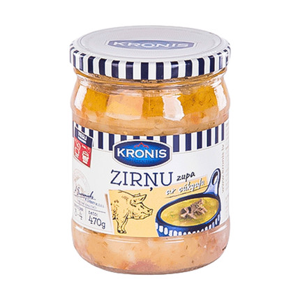 Zirņu zupa ar cūkgaļu Kronis, 470 g