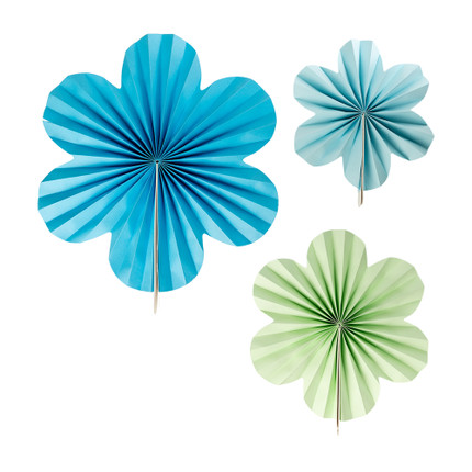 Papīra dekorāciju komplekts "Ziedi", 9 g