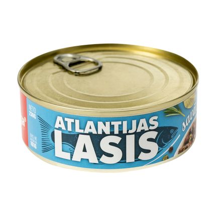Atlantijas lasis savā sulā Banga, 230 g
