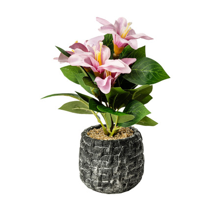 Mākslīgais zieds puķu podā,18 cm