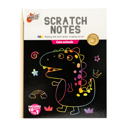 Scratch-art blociņš, 10 lapas, 14х10 cm