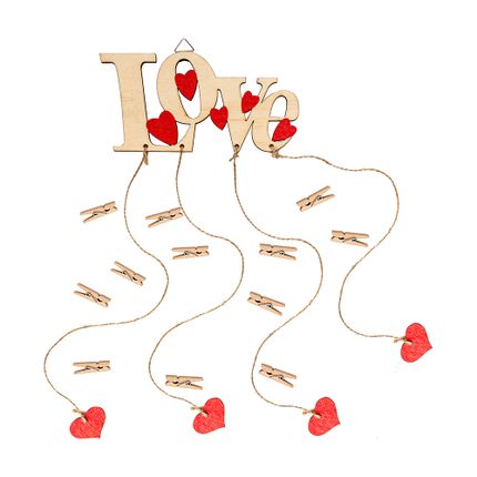 Dekors Love ar knaģīšiem, 16 gab.