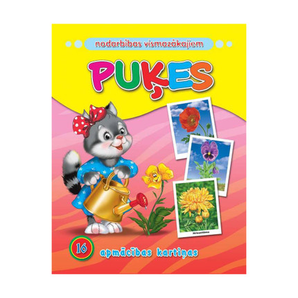 Apmācību kartiņas pašiem mazākajiem, dažādi veidi