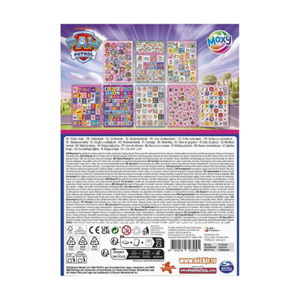 Uzlīmju grāmata "Ķepu patruļa", A5 8 lpp.