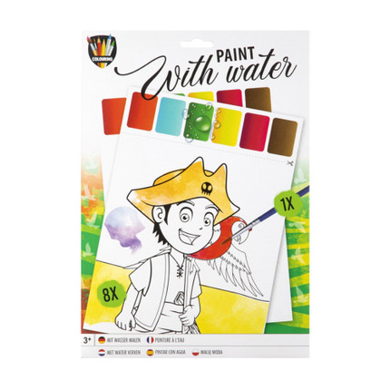 Grāmata Krāso ar ūdeni, A4, 8 lp. + 1 otiņa