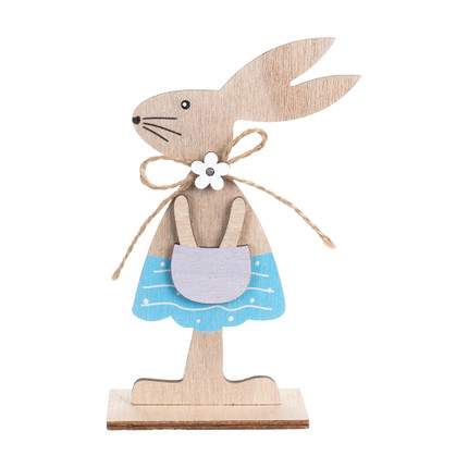 Lieldienu dekorācija Zaķis, koka