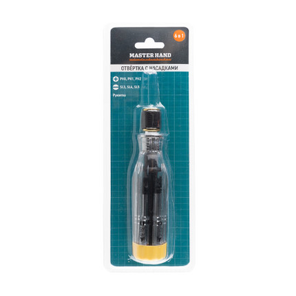 Skrūvgriezis ar uzgaļiem, 6 in 1