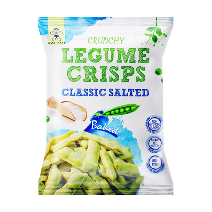 Zirņu kraukšķu uzkoda Want Want, 85 g, dažādas garšas