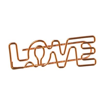 Dekoratīvas saspraudes Love, 8 gab.