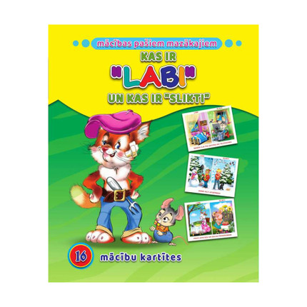 Apmācību kartiņas pašiem mazākajiem, dažādi veidi