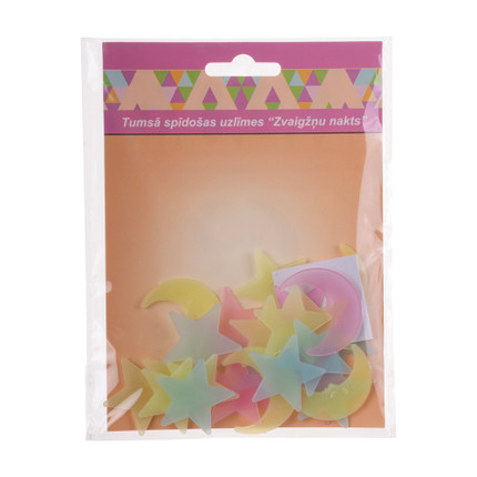 Tumsā spīdošas uzlīmes, Zvaigžņu nakts