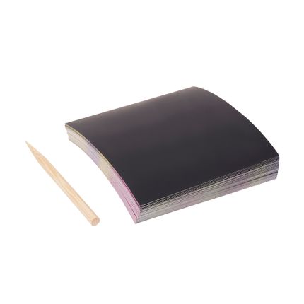 Lapiņas Magic scratch 88x88 mm, 50 gab.