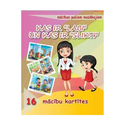 Apmācību kartiņas pašiem mazākajiem, dažādi veidi