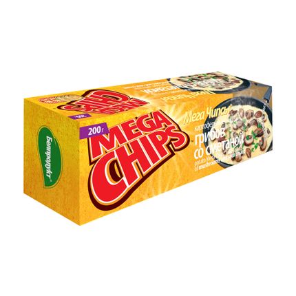 Kartupeļu čipsi MEGACHIPS, 200 g, dažādi veidi