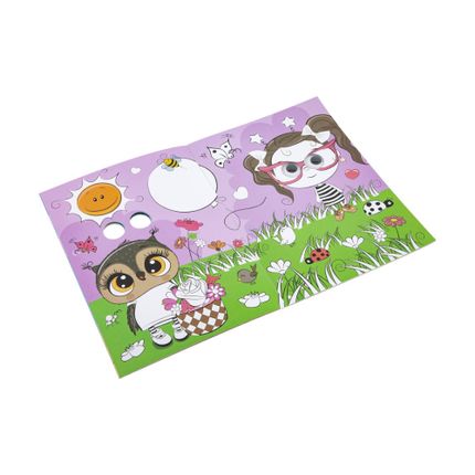 Krāsojamā grāmata ar actiņām, A4, 24 lp.