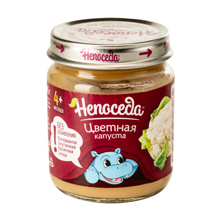 Ziedkāpostu biezenis Neposeda, 4+, 95 g