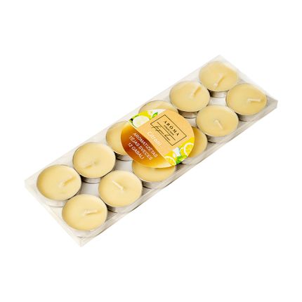 Tējas sveces, 12 gab., dažādi veidi