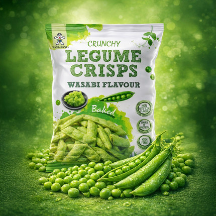 Zirņu kraukšķu uzkoda Want Want, 85 g, dažādas garšas