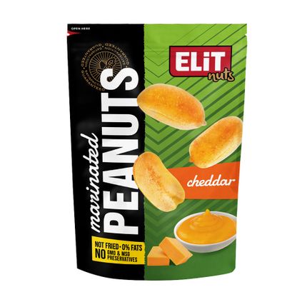 ELIT marinēti zemesrieksti ar dažādām garšām, 70 g