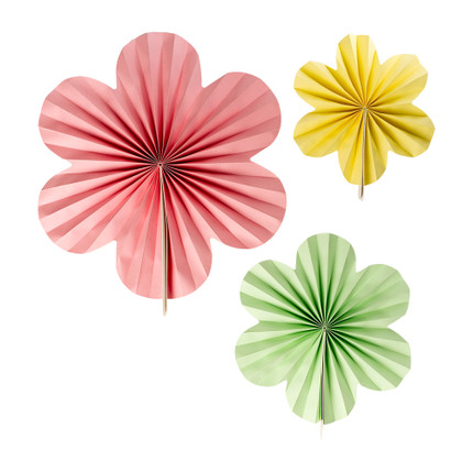 Papīra dekorāciju komplekts "Ziedi", 9 g