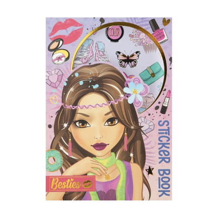 Uzlīmju grāmata "Besties", A5, 8 lpp.