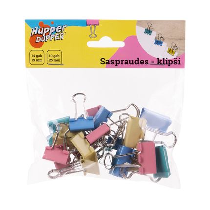 Papīra saspiedēju komplekts, 24 gab.