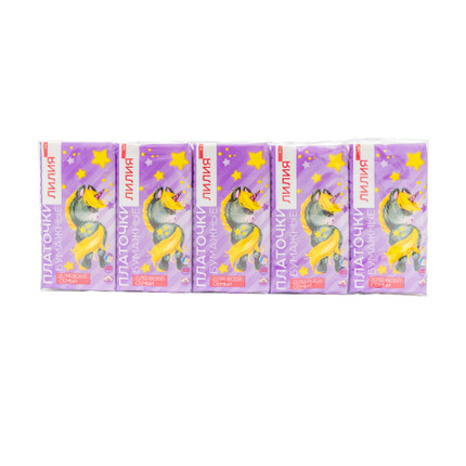 Papīra kabatlakatiņi Lilija, 10 gab.