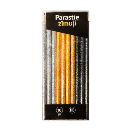 Parastie zīmuļi, 10 gab.