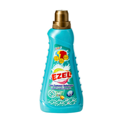 Šķidrais veļas mazgāšanas līdzeklis Ezel krāsainiem audumiem, 1 l