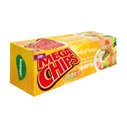 Kartupeļu čipsi MEGACHIPS, 200 g, dažādi veidi