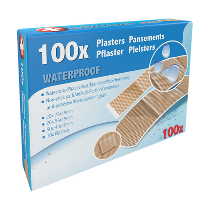 Plāksteris, 100 gab.