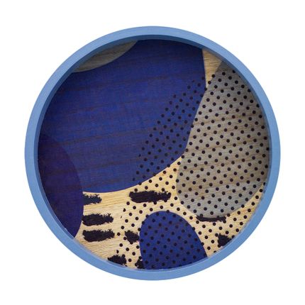 Dekoratīva paplāte, 24 cm, dažādas krāsas