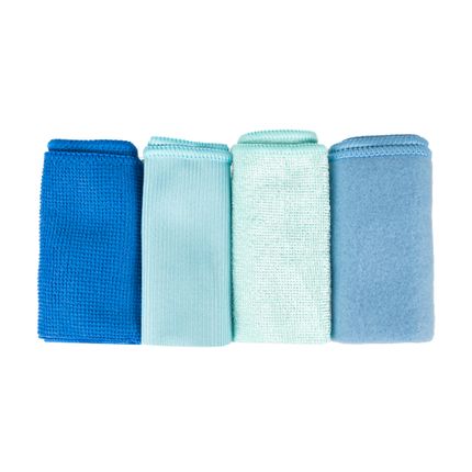 Lupatiņas uzkopsanai Bon Home, 30x20 cm, 4 gab., dažādi veidi