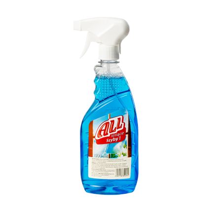 Stiklu un spoguļu tīrīšanas līdzeklis ALL, 500 ml