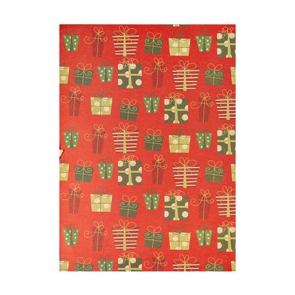 Ziemassvētku dāvanu papīrs, 100x70 cm
