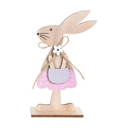 Lieldienu dekorācija Zaķis, koka