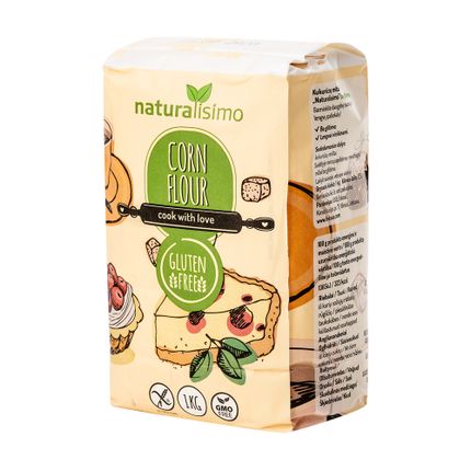 Bezglutēna kukurūzas milti Naturalisimo, 1 kg